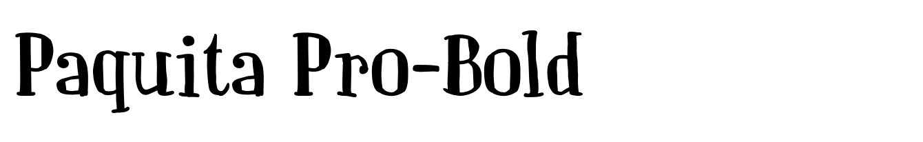 Paquita Pro-Bold